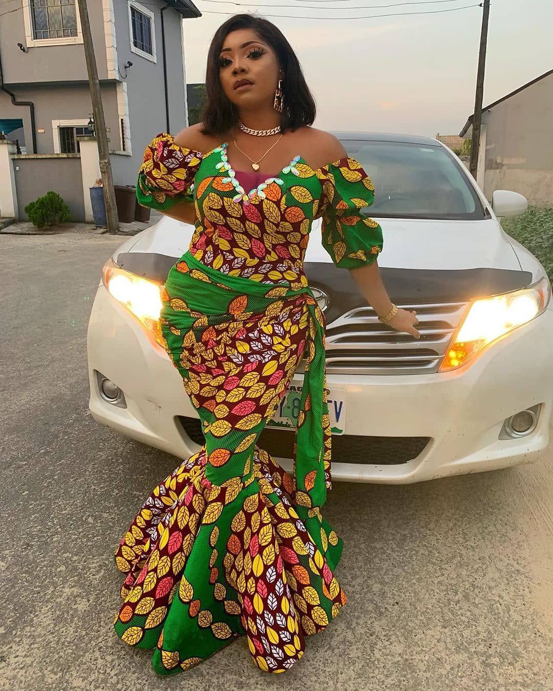 Latest Ankara Styles 2020, African wax prints, Aso ebi: Aso ebi,  Ankara Outfits,  Ankara Gowns  