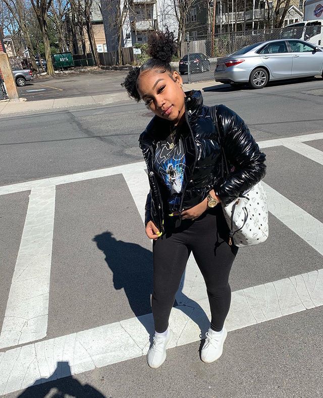 Teens most adorable luz slayyy, Leather jacket: Romper suit,  Leather jacket,  Fashion Nova,  Black Swag Outfits  