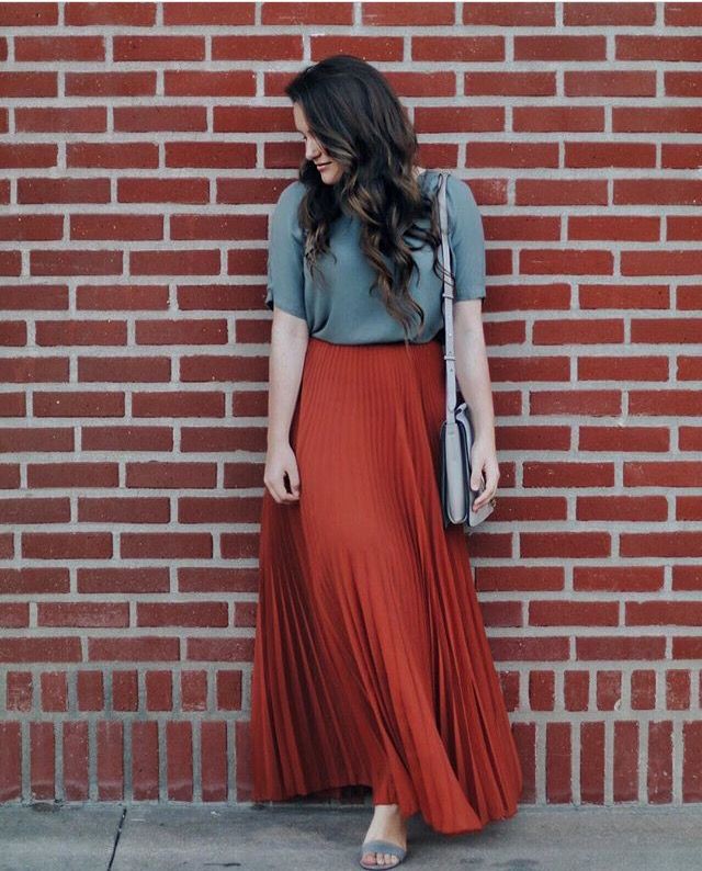 Long skirt outfit ideas for ladies ...