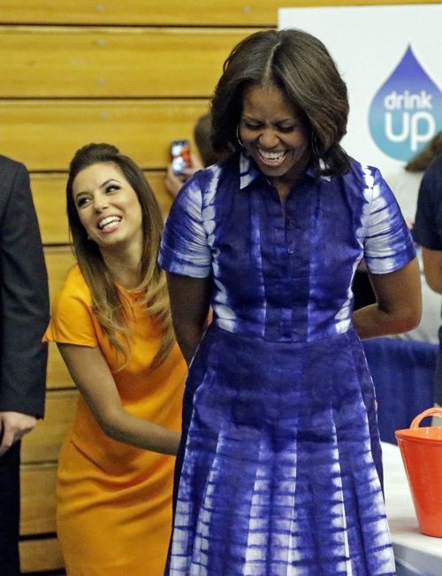 Michelle obama wearing adire, African Dress: African Dresses,  Kente cloth,  Short Dresses  