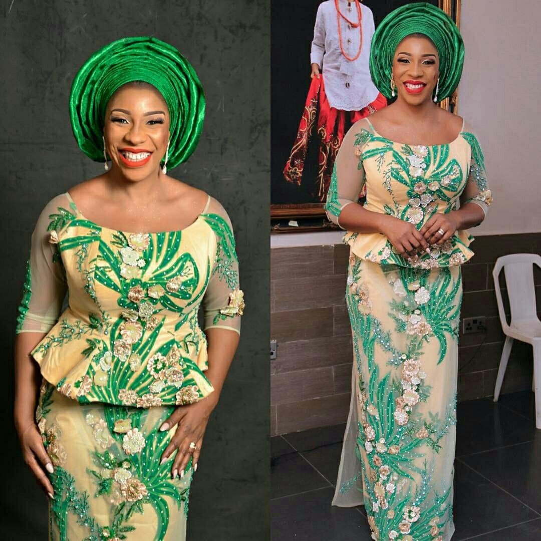 Latest Green Kaba And Slits Styles, African Dress: African Dresses,  Aso ebi,  Kaba Styles  