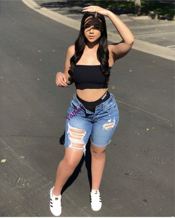 Thick Girl Summer Lookbook Outfit Ideas: summer outfits,  Boot Outfits,  slim thick  