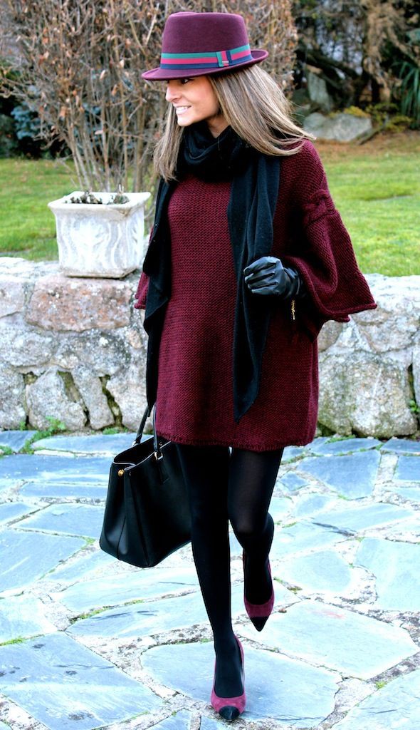 Dresses With Tights, Twinset Long Skirt: fashion blogger,  Tights outfit  