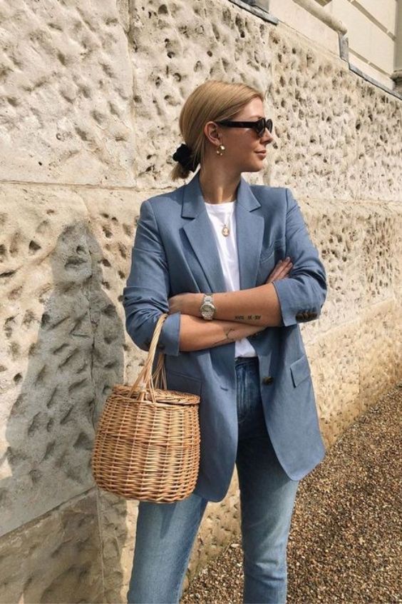 Emma hill everlane blazer: Blazer Outfit,  Casual blazer,  Emma Hill,  Blazer  