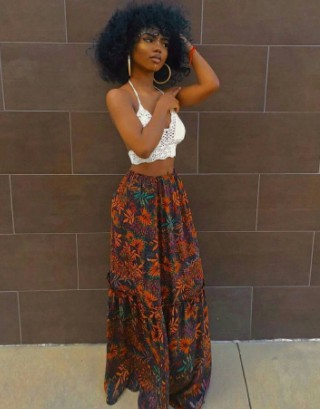 Black women fashion summer, Modest fashion