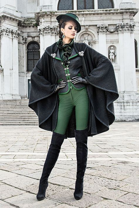 Tips for cool slytherin outfit girl, Steampunk fashion: Lapel pin,  Steampunk fashion,  Classy Fashion,  Fashion accessory,  Green Pant Outfits  