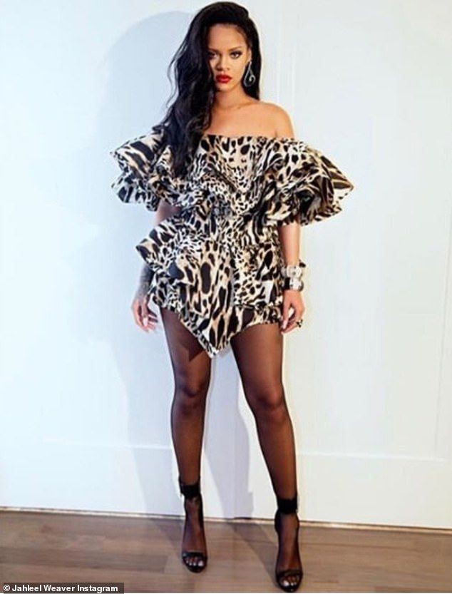 Great collection of rihanna leopard dress, Animal print: Animal print,  Jay Z,  party outfits,  Rihanna Style  