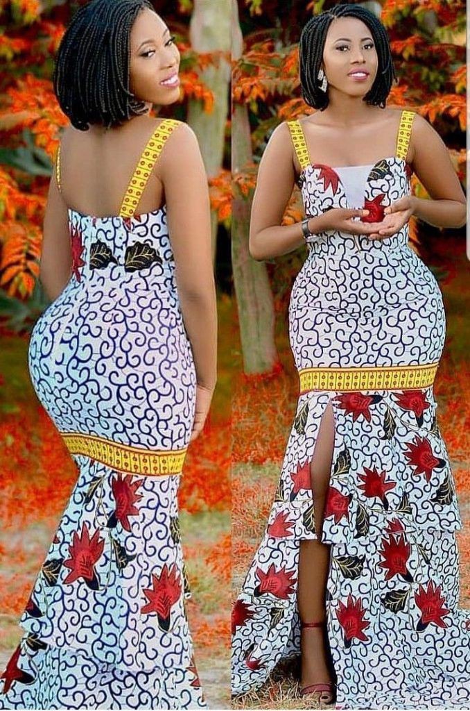 Modele de robe droite longue en pagne: African Dresses,  Maxi dress,  Ankara Dresses  