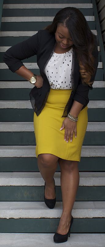 Professional attire curvy women, Business casual: Plus size outfit,  Business casual,  Informal wear,  Casual Outfits  