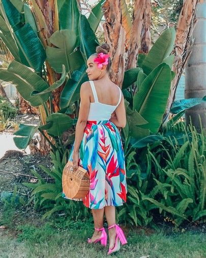 Date Outfit With Midi Skirt, Pink M: Midi Skirt Outfit  