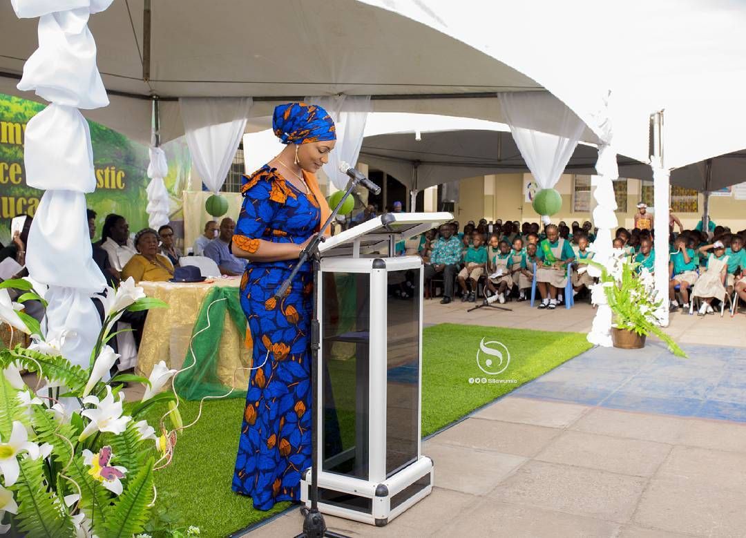 Nice choice for alsyd academy, African wax prints: Kaba Styles,  Samira Bawumia,  Vice President,  Mahamudu Bawumia,  Alma mater  