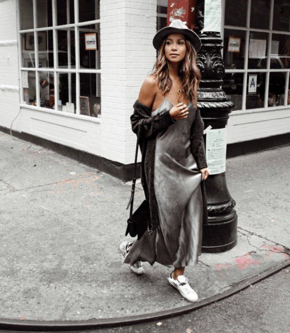 Maxi slip dress outfit: Slip dress,  Maxi dress,  Christopher Esber,  Hot Fashion  