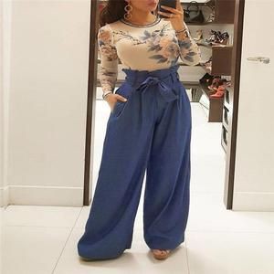 Pantalones de mujer elegantes para | Flowy Pants Outfit Capri pants, Casual wear, Palazzo