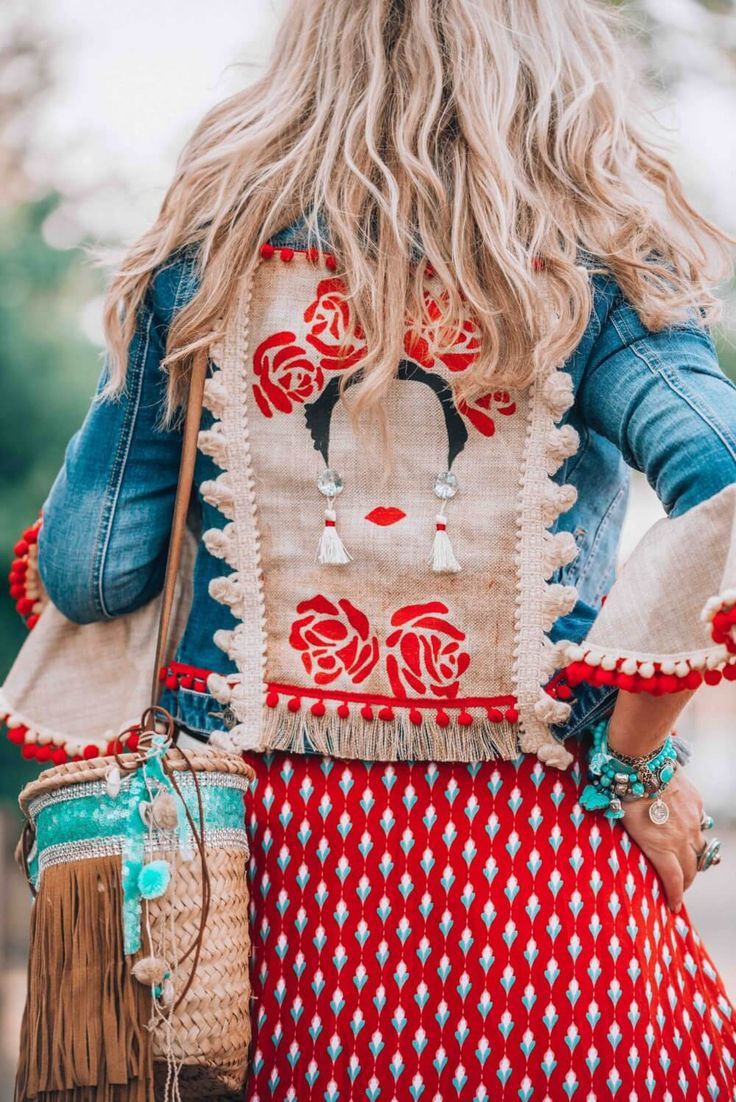 Boho Outfit Ideas, Jean jacket, Casual wear: Suit jacket,  Casual Outfits,  Boho Outfit  