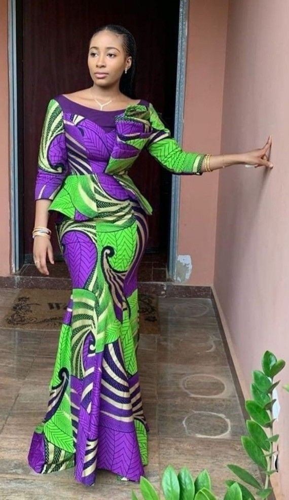 Lovely tips for modele wax 2019, African wax prints: Aso ebi,  Ankara Dresses  