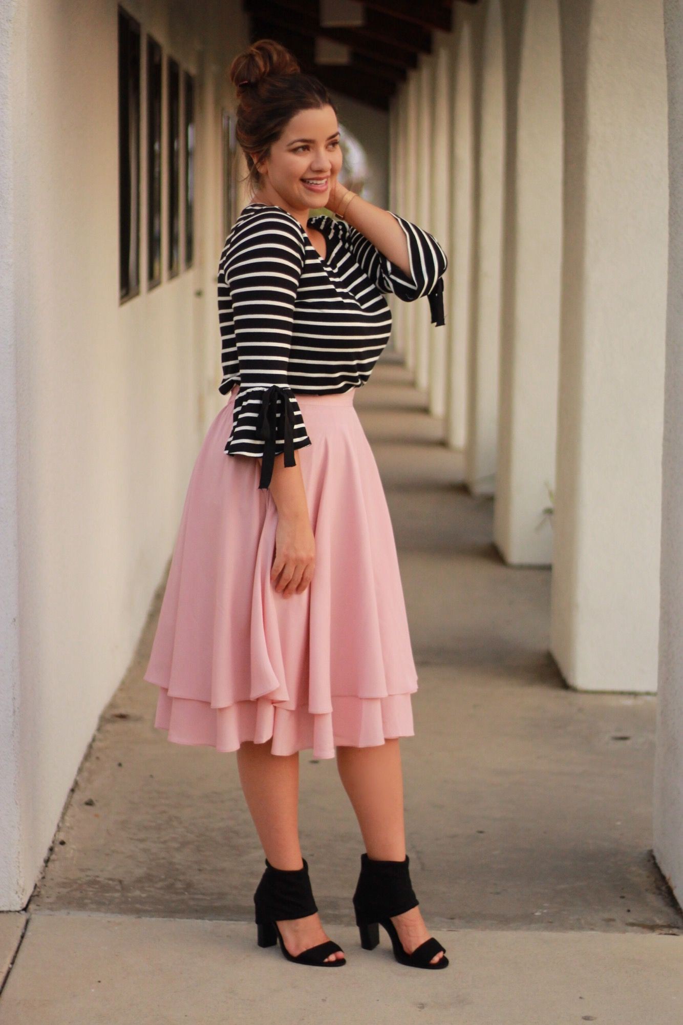 Cute sunday morning apostolic outfits | Outfit With Midi Skirt ...