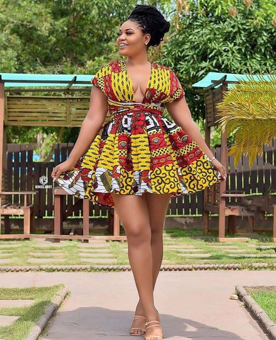 African short traditional dresses, Maxi dress | Short African Dresses ...