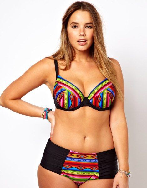 Get daily tip on curvy girl bikini, Plus Size Swimwear: Plus size outfit,  Plus-Size Model,  bikini  