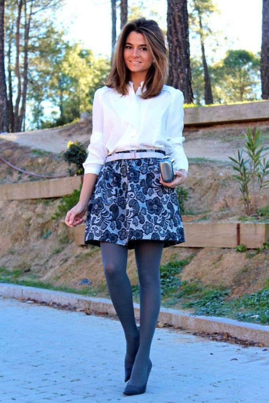Dresses With Tights, High-heeled shoe: High-Heeled Shoe,  Tights outfit  
