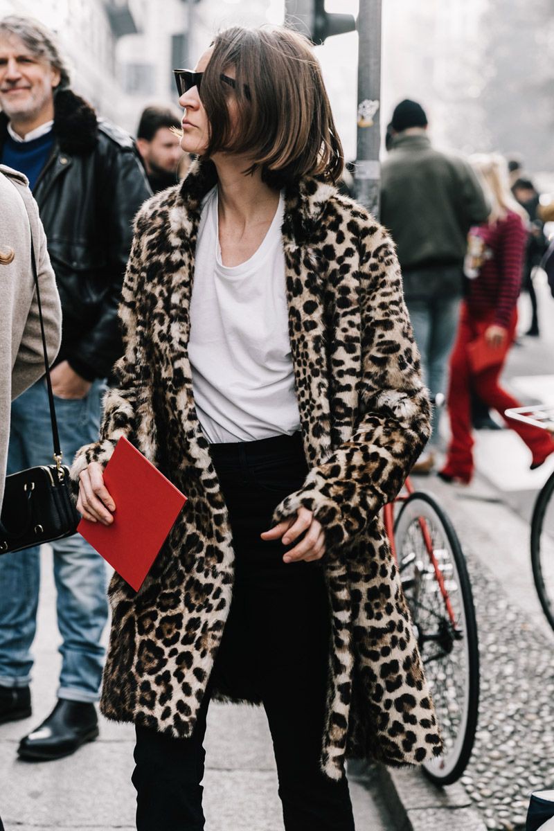 Outfits With Leopard Print Jackets, Milan Fashion Week, Paris Fashion ...