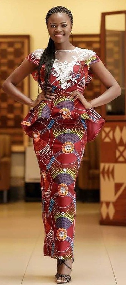 Ankara kaba styles with lace: Aso ebi,  Kente cloth,  Haute couture,  Kaba Styles,  Ankara Gowns  