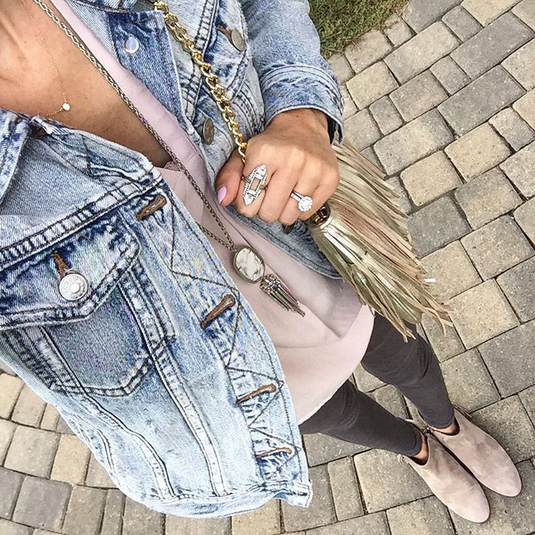 Light Denim Jacket Outfit, Light Denim Jacket, Jean jacket: Jean jacket,  Haute couture,  Jacket Outfits  