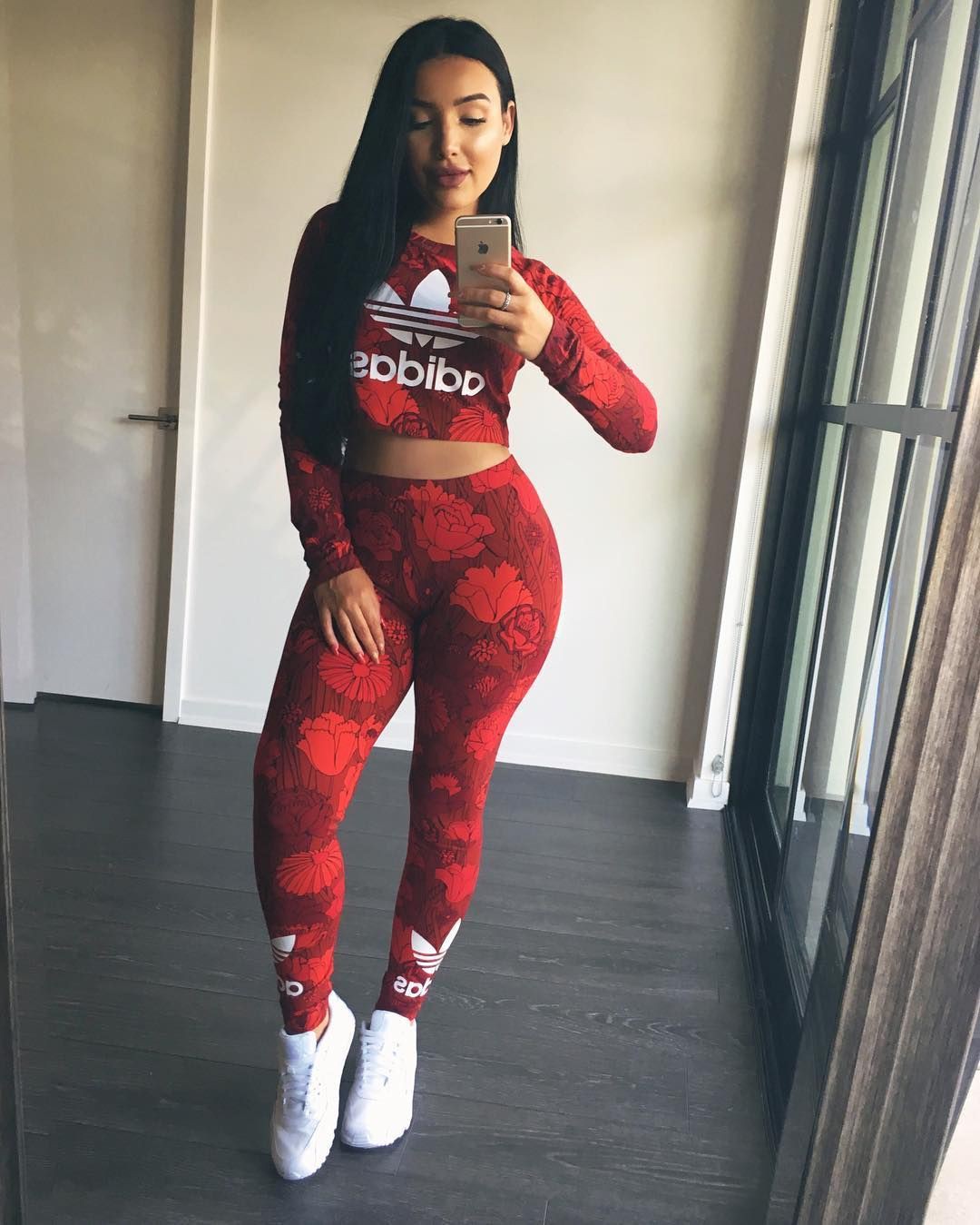 adidas leggings and top set off 59 