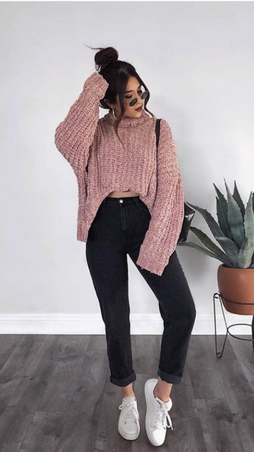 Cropped Sweaters Outfits | Casual wear ...