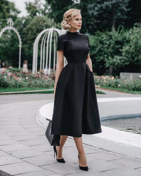 Funeral Outfits For Ladies, Sophisticated Black Dresses, Fall Outfit