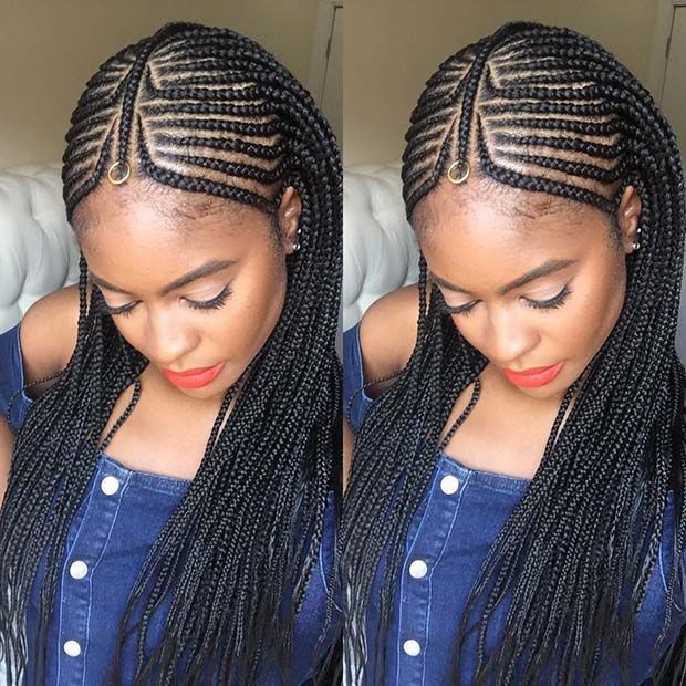 Choose for stylish braids, Short hair: Short hair,  Pixie cut,  Braids Hairstyles,  Hair Care,  Fula people,  Black hair  