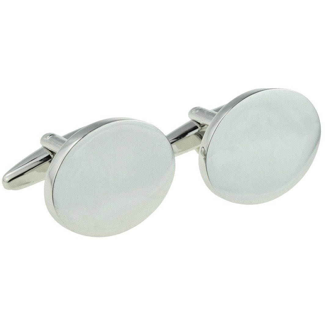 ENGRAVED DELUXE OVAL CUFFLINKS £19.99: initial cufflinks  