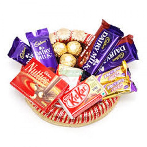 Basket of chocolates: 
