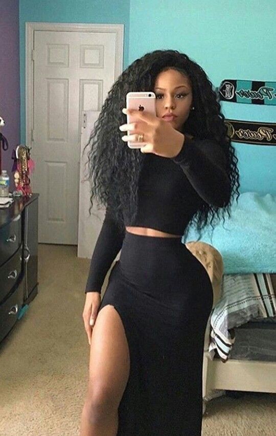 Curly Hair Baddie Outfit Bob Cut Slim Thick Black Women Bob Cut