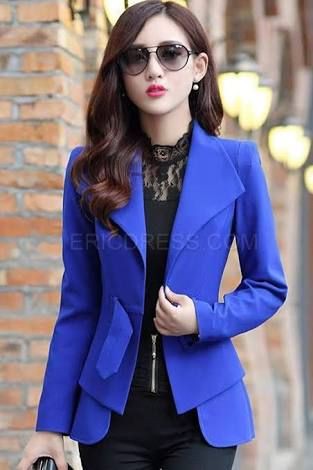 Blue Blazer Outfit Women, Casual wear: Blazer Outfit,  Casual Outfits  