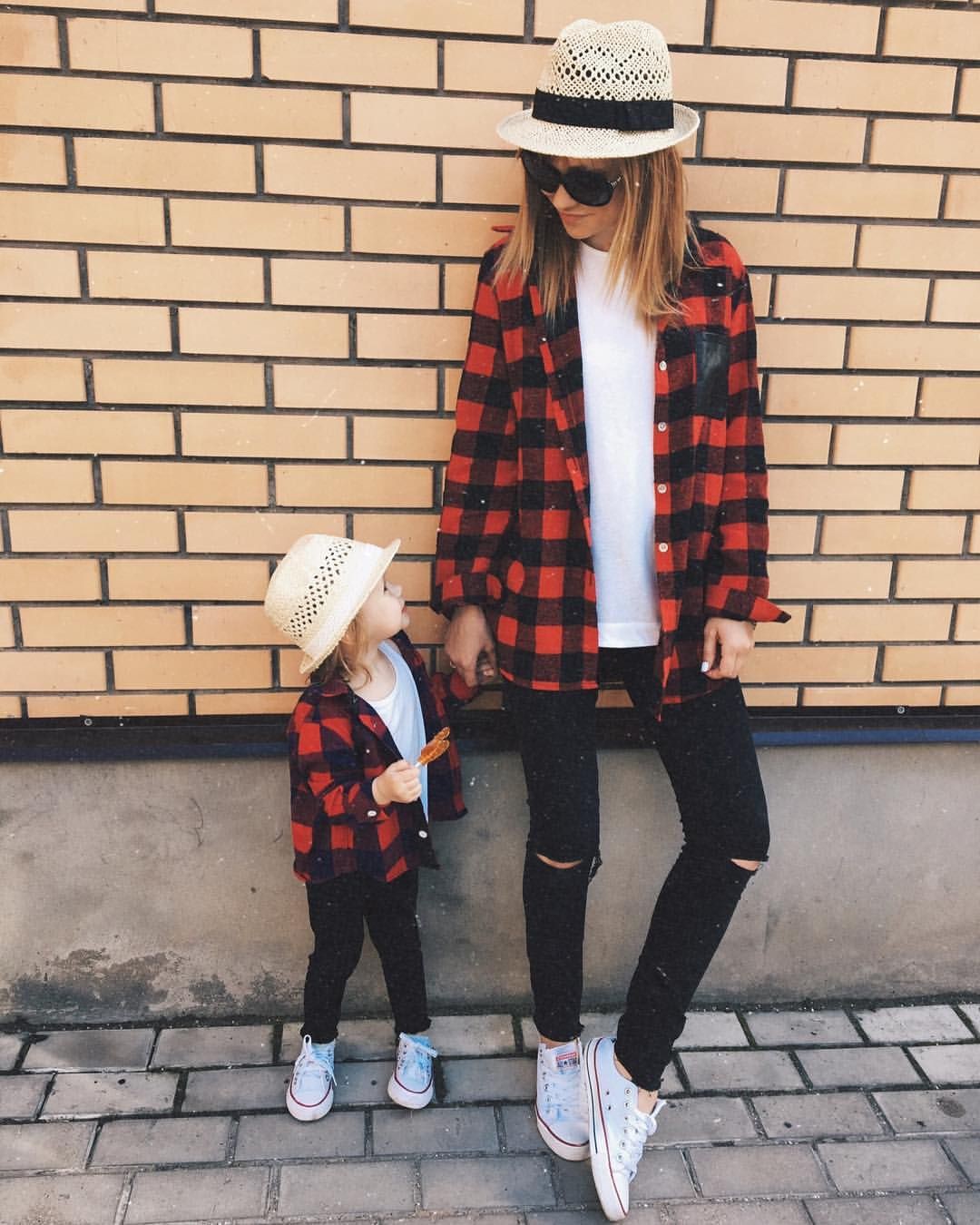 Log In or Sign Up: Street Style Plaid Blazer,  Plaid Blazer Work Outfit,  Mom And Daughter Matching Clothes,  Mommy And Me Outfits,  Mommy And Daughter Dresses  