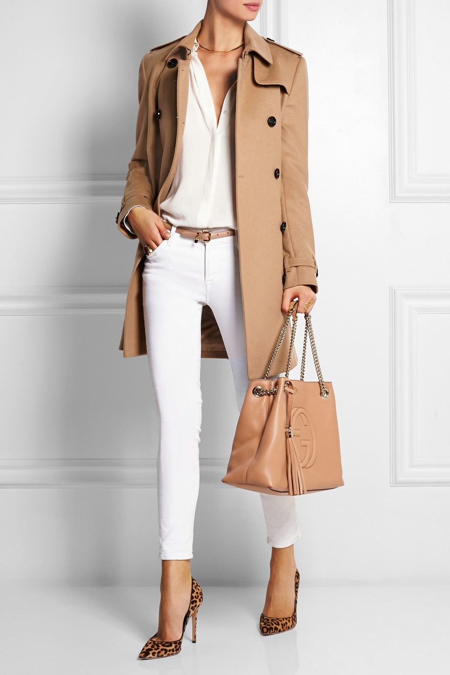 Women trench coat outfit: Trench coat,  Polo coat,  Cashmere wool,  White Denim Outfits  