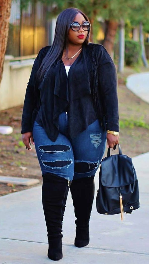 Lovely Baddie Outfit For Thick Women: Thick Girl Outfit Ideas,  Plus size outfit  