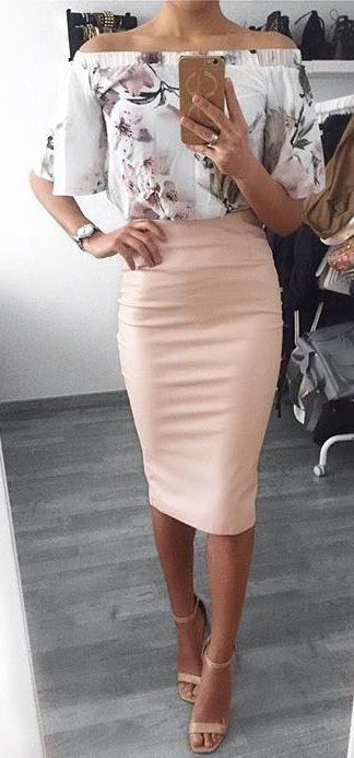 Pencil skirt outfits summer: Cocktail Dresses,  Pencil skirt,  Trendy Outfits,  Falda Tubo,  Casual Outfits  