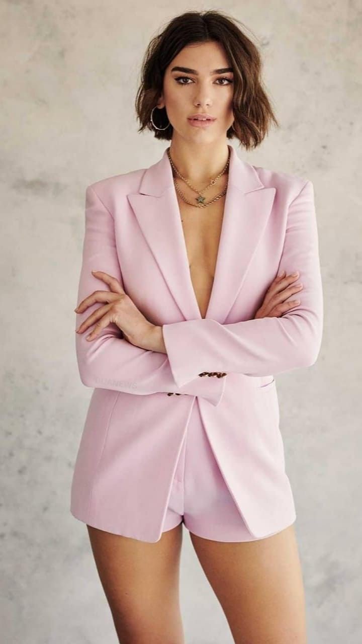 Two Piece Womens Shorts And Blazer Suit: Photo shoot,  British Vogue,  Suit Outfits  