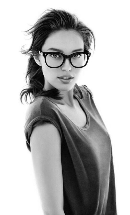 Stunning outfit ideas for  emily didonato cute, Black and white: Nerdy Glasses  