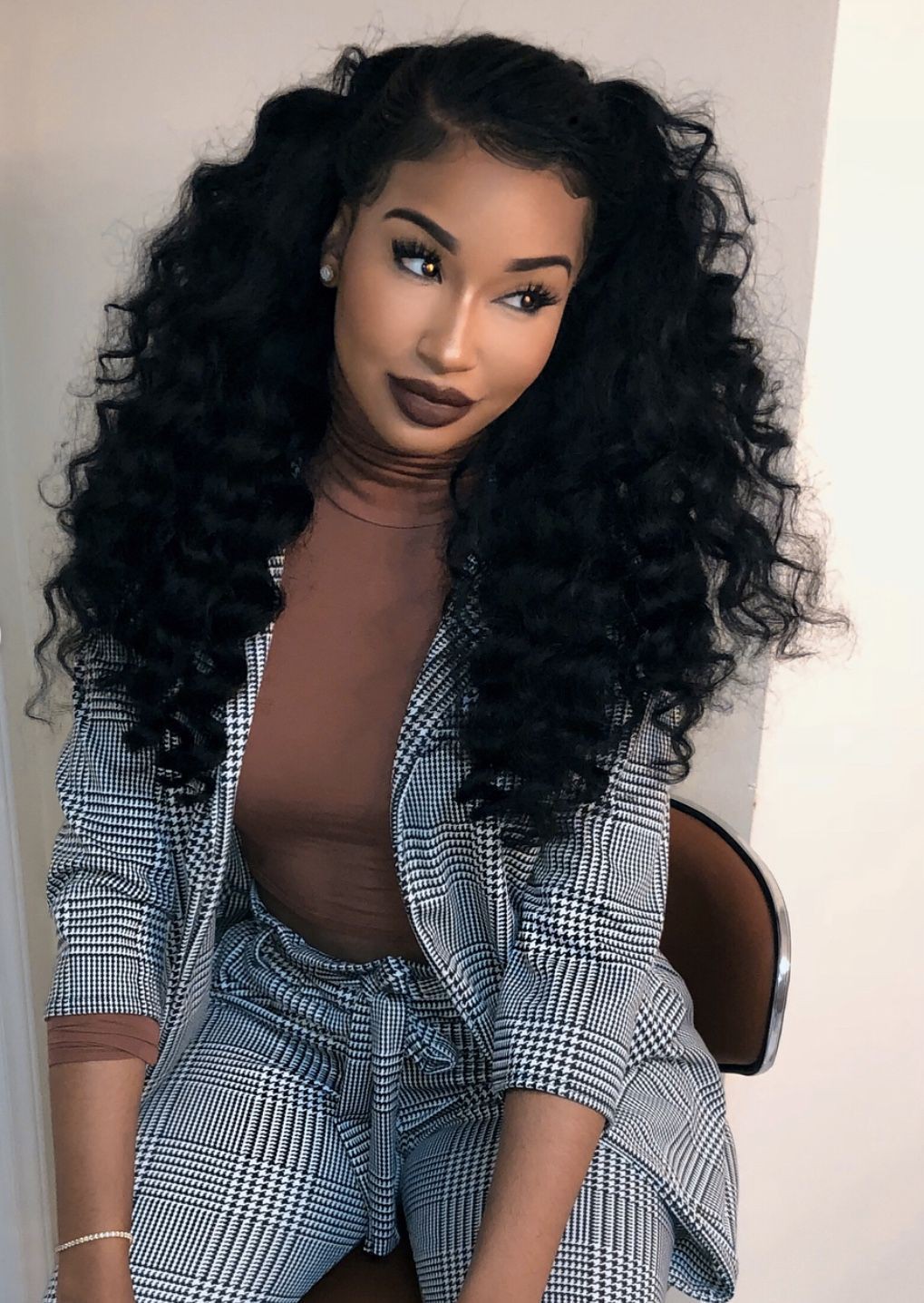 Fabulous ideas for extensions styles, Artificial hair integrations: Lace wig,  Long hair,  Big hair,  Business Outfits,  Black hair  