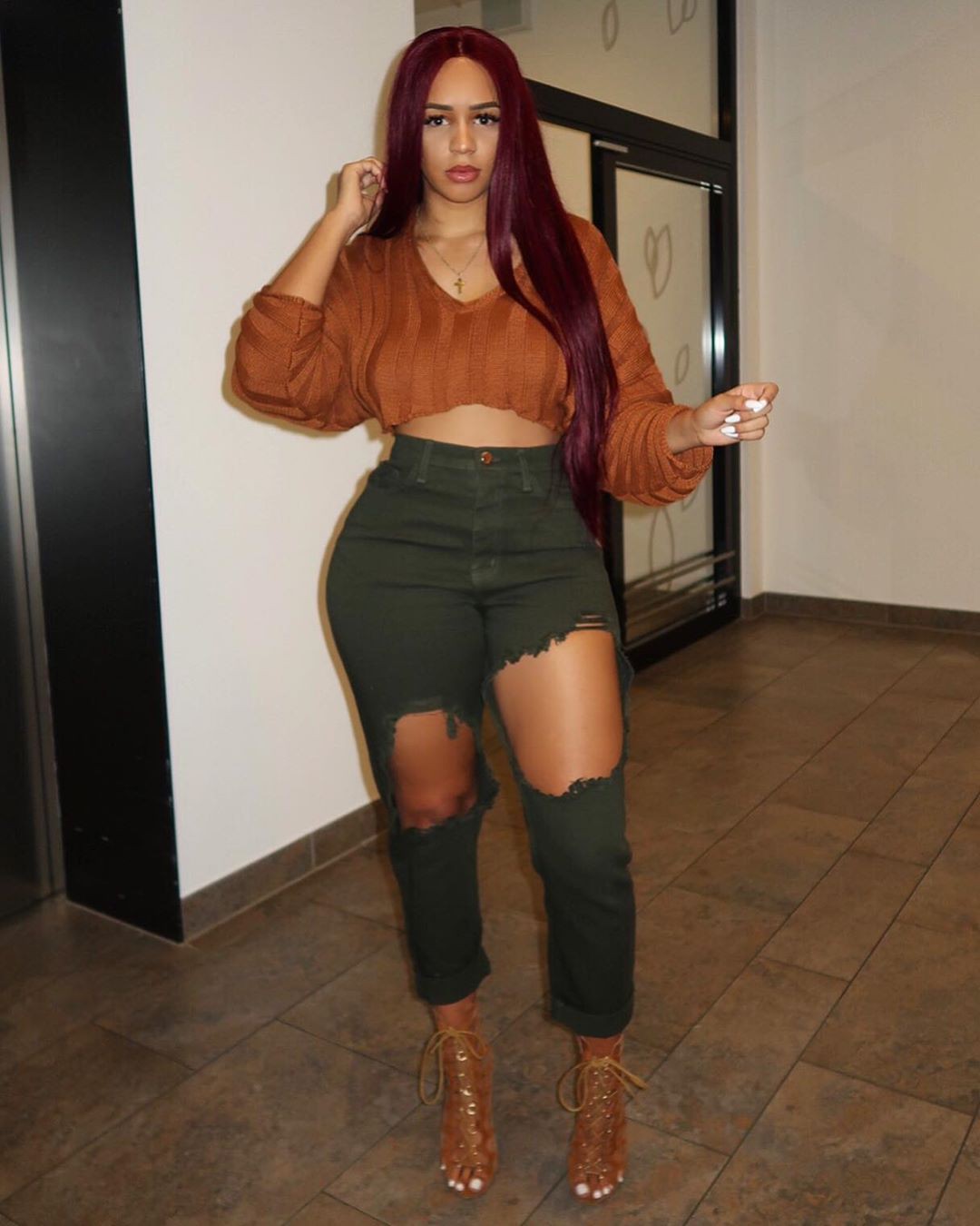 Tiffanie Ray Hot Photos, Fashion Nova, Crop top: Crop top,  Fashion Nova,  Tiffanie Ray,  Floyd Mayweather  