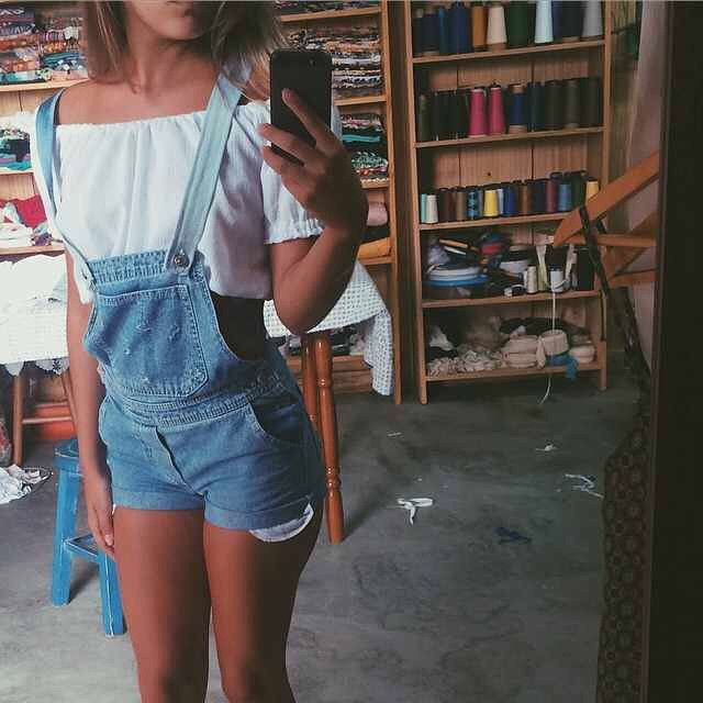 Cute Outfits With Overalls Shorts: Overalls Shorts Outfits,  DENIM OVERALL  