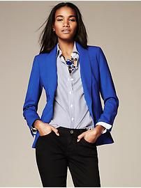 Ideal for you outfit blazer azulino, Navy blue: Navy blue,  Blazer Outfit,  Casual Outfits  