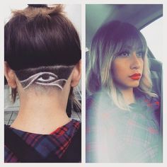 View these undercut designs eye, Mohawk hairstyle: Long hair,  Hairstyle Ideas,  Mohawk hairstyle,  Bob Hairstyles  