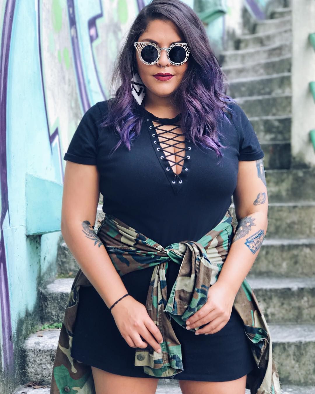 Plus Size Rock Concert Outfit F