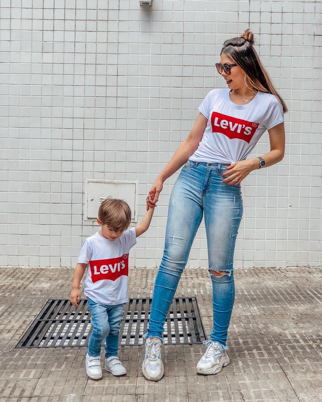 Cute Mom And Daughter Matching Levi's T-Shirt | Mom And Daughter Matching  Outfit | Mom And Daughter Matching Attire, Mom And Daughter Matching  Clothes, Mommy And Daughter Dresses