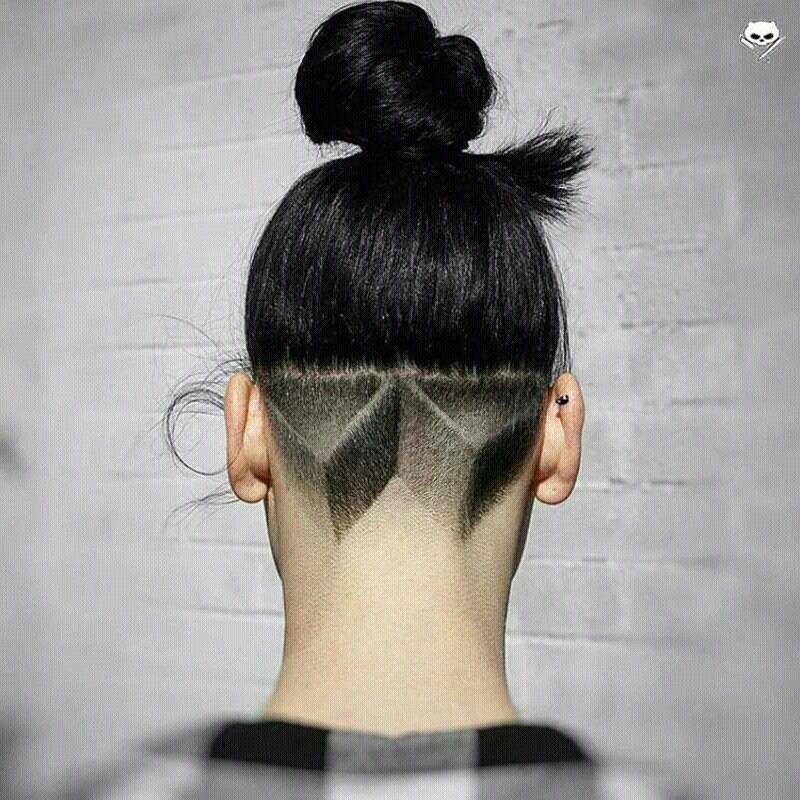 Celebrities tips on 3d hair design, Head shaving: Long hair,  Hairstyle Ideas,  French braid,  Nail art,  Bob Hairstyles,  Hair tattoo  