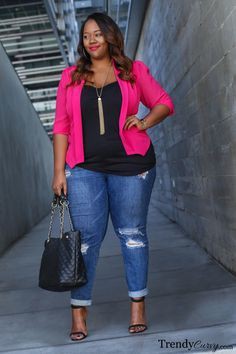 Plus-size clothing, Slim-fit pants - jeans, denim, fashion, clothing: Hot Plus Size Model  