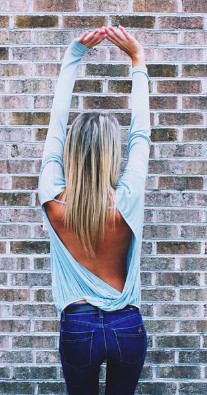 Open Back Shirt Outfits, Physical fitness: Fitness Model,  Top Outfits  
